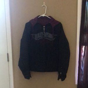 Reversible Harley Davidson windbreaker jacket